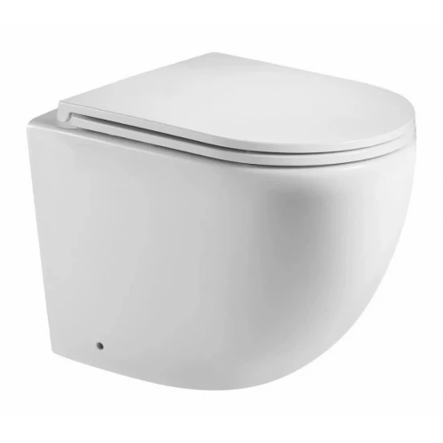 Унитаз приставной безободковый Creto Logan 1104-Logan-L7PP