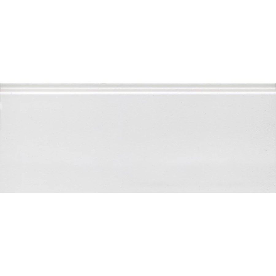Плинтус Kerama Marazzi Магнолия матовый обрезной белый 12х30 см