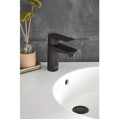 Смеситель для раковины Jacob Delafon Oscar черный матовый E29842-BL