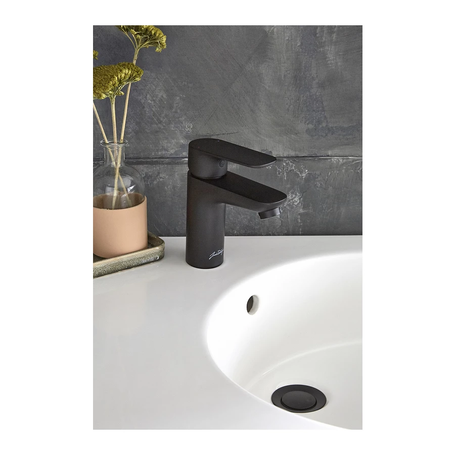 Смеситель для раковины Jacob Delafon Oscar черный матовый E29842-BL