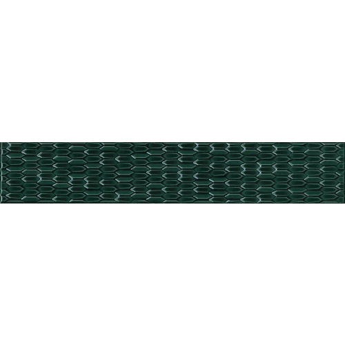 Бордюр Kerama Marazzi Левада глянцевый зеленый темный 7,1х40 см