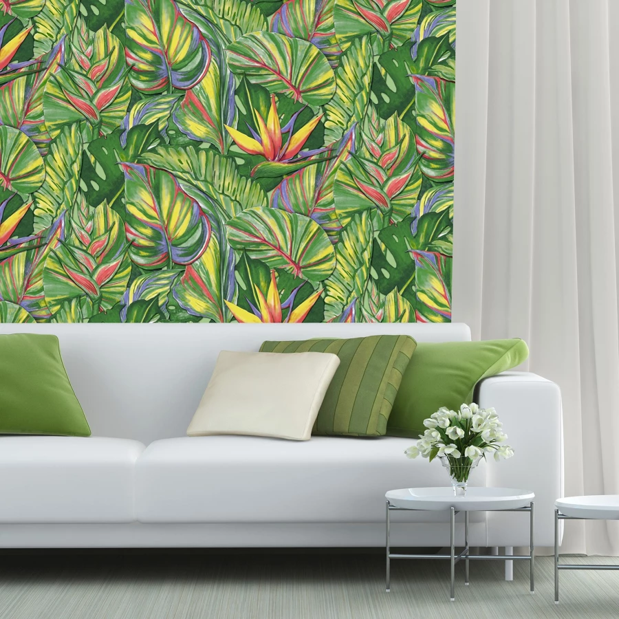 Обои флизелиновые VOG Collection A Тропики зеленые 90125-73 1,06х10,05 м