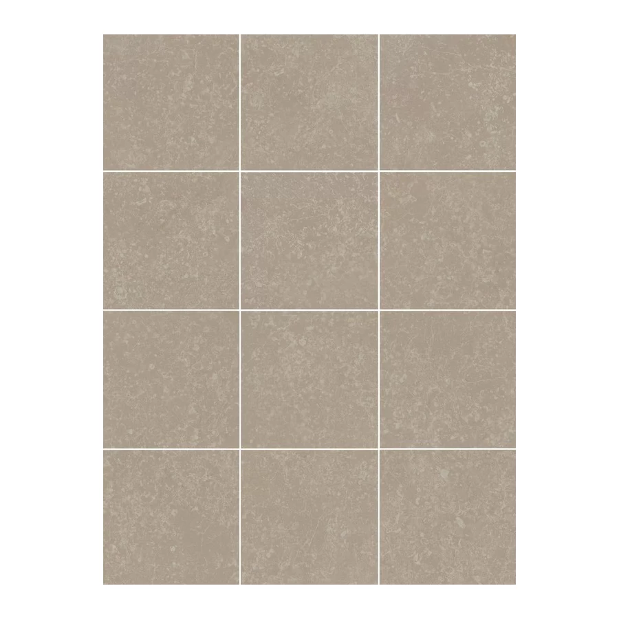 Плитка настенная Kerama Marazzi Касабланка из 12 частей 9,8x9,8 матовая светло-бежевая KM1010G0071N 39,8х29,8 см
