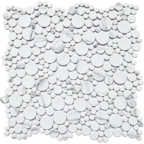 Мозаика Pixel mosaic Soft Touch из стекла чип произвольный сетка PIX766 296х296x4 мм