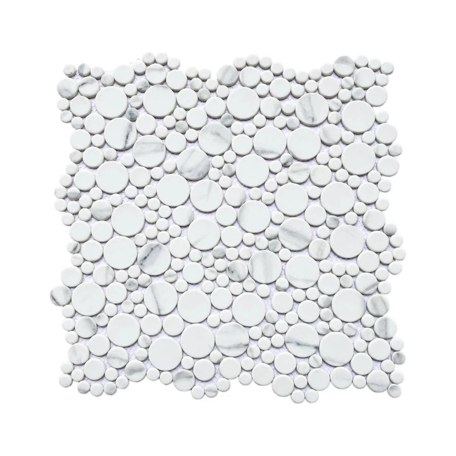 Мозаика Pixel mosaic Soft Touch из стекла чип произвольный сетка PIX766 296х296x4 мм