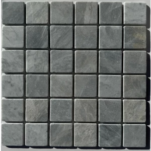 Мозаика Pixel mosaic Мрамор Ice Grey чип 48х48 мм сетка Матовая PIX 337 30,5х30,5 см