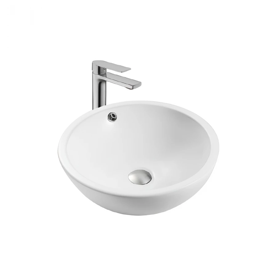 Раковина Aquatek для установки на столешницу матовый белый AQ5354-MW 44х44х17,5 см