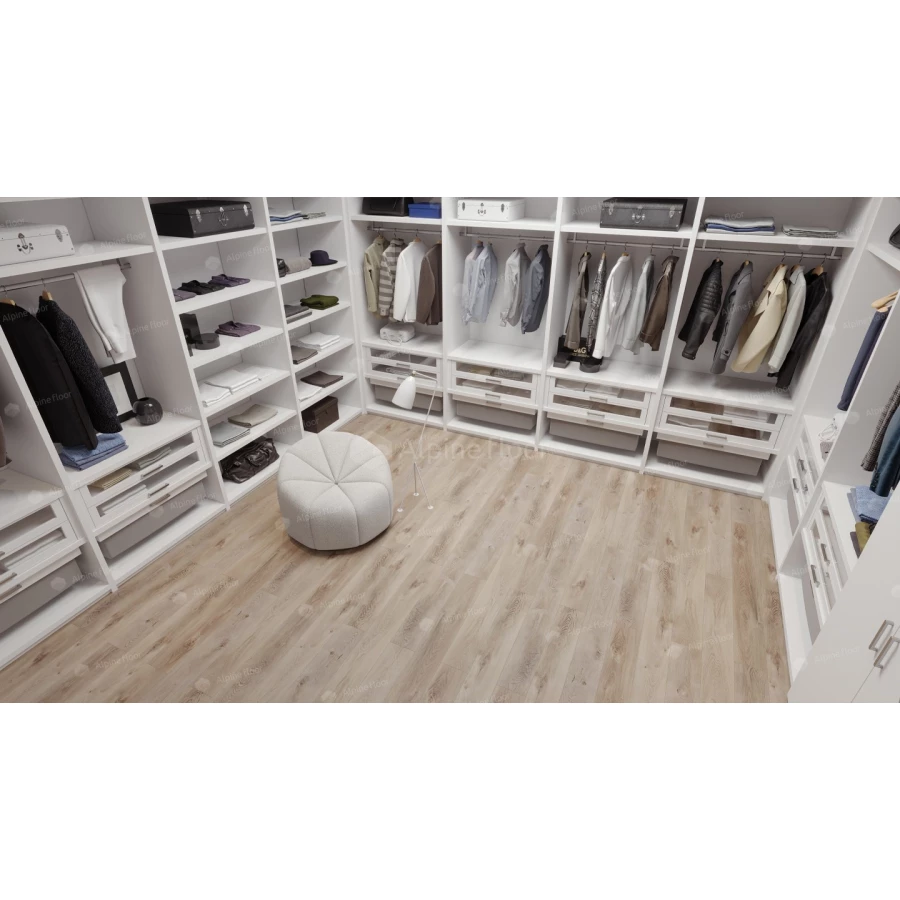 Плитка каменно-полимерная Alpine Floor Premium XL Дуб Фантазия ABA ECO 7-1 43 класс 8 мм 2.195 кв.м 152.4х18 см