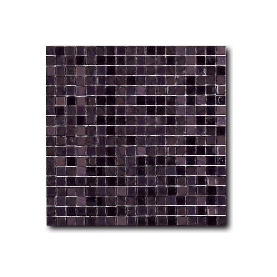 Стеклянная мозаика Art&Natura Classic Glass сетка 15х15 глянцевая бордовая adriana4 29,5х29,5 см