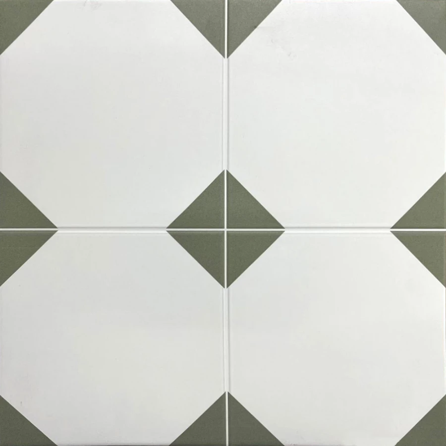 Керамогранит Etili Seramik ДВ Греен Пре-цут / DV Green Pre-cut матовый зеленый 45x45 см