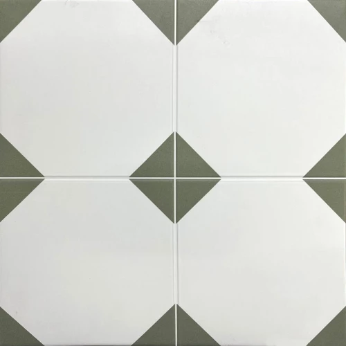 Керамогранит Etili Seramik ДВ Греен Пре-цут / DV Green Pre-cut матовый зеленый 45x45 см