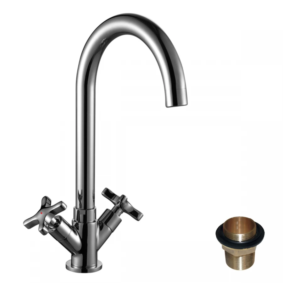 Смеситель для раковины Rossinka RS39 RS39-72U хром