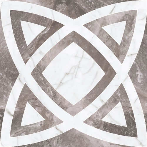 Декор Kerranova Black&White K-62/NR/d01/600x600x10 серый 30х30