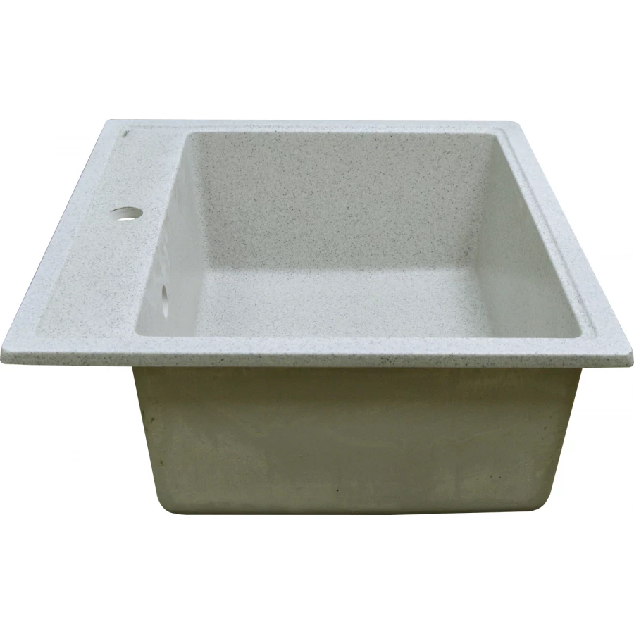 Кухонная мойка Azario Litos искусственный мрамор цвет светло серый CS00078328 57x50.5x20 см