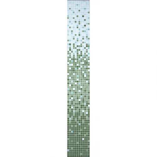 Мозаика Vidrepur Degradados Nilo-5 № 602 600 507 503 510 глянцевая многоцветная 1236575 221,9х31,7 см