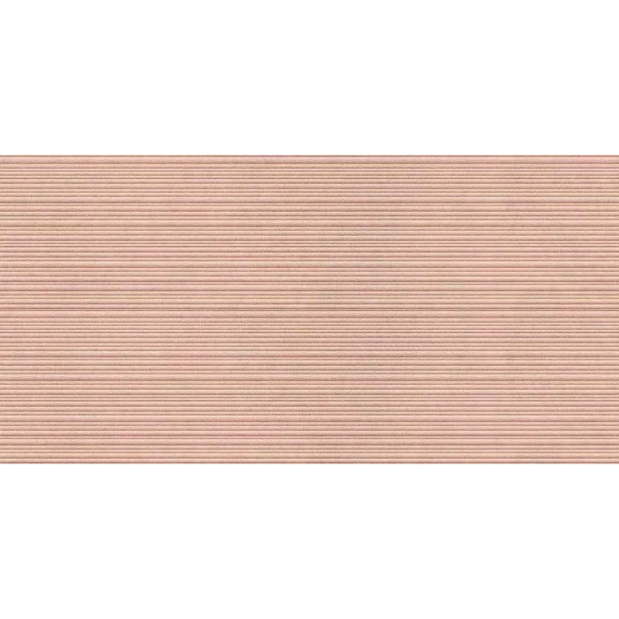 Керамогранит Italgraniti Nuances rose ribbed sq matt NU12BAR 120х60 см