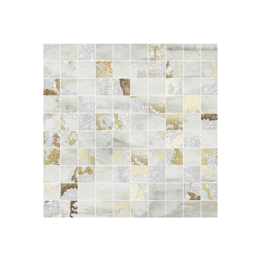 Мозаика Ceramiche Brennero Venus Mosaico Q. Solitaire Grey Mix MQSG 29,9х29,9 см