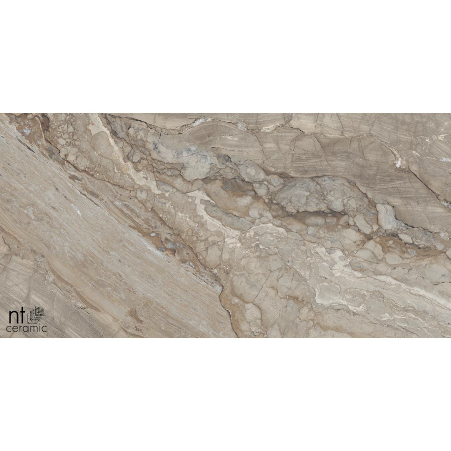 Керамогранит NT Ceramic Gravel Natural Полированный NTT99509P 120х60 см