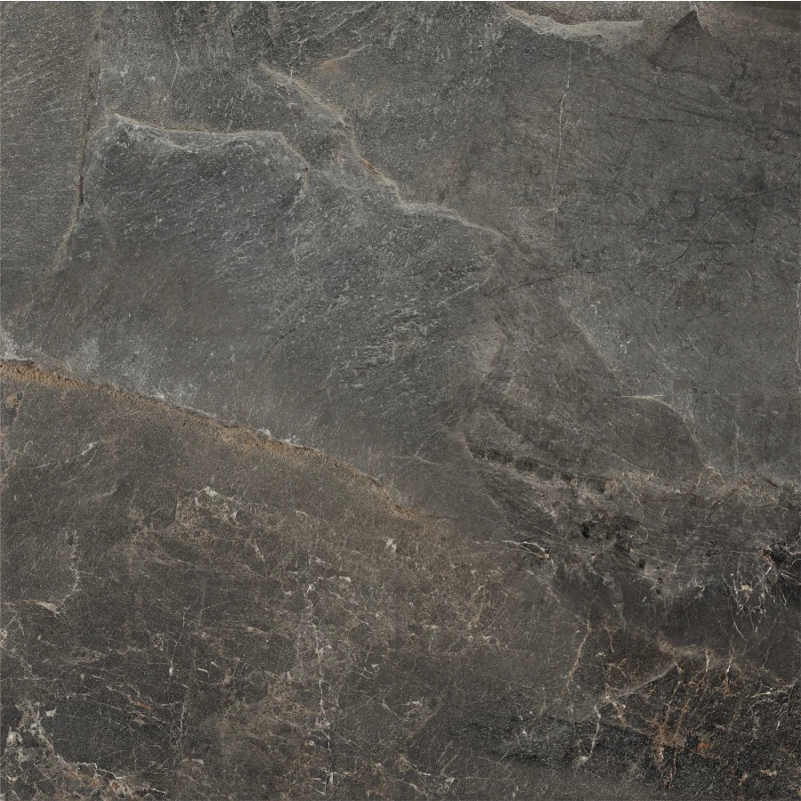 Керамогранит Delacora Инфинити темный / Infinity Dark матовый чёрный D60254M 60х60 см