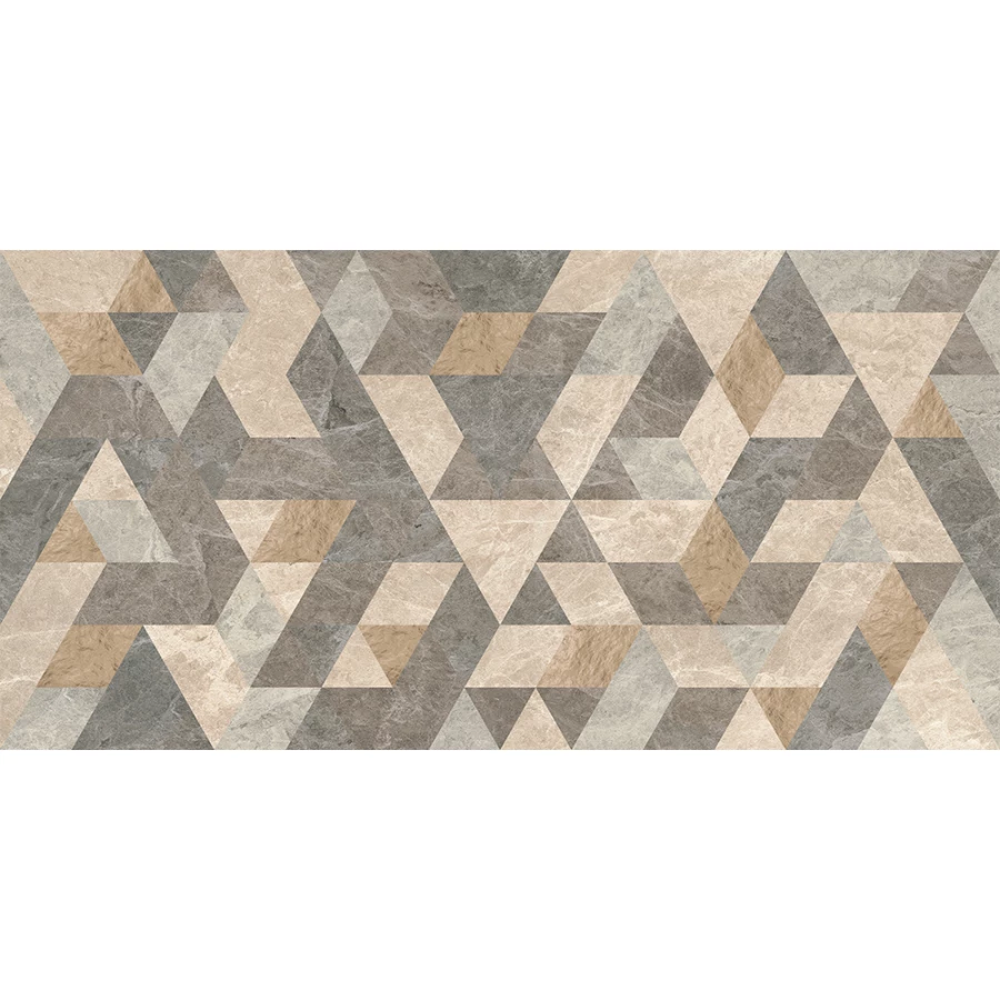 Керамогранит Vitra Marmostone Декор Микс Гео 7ЛПР R 8мм K951329LPR01VTER 120х60 см