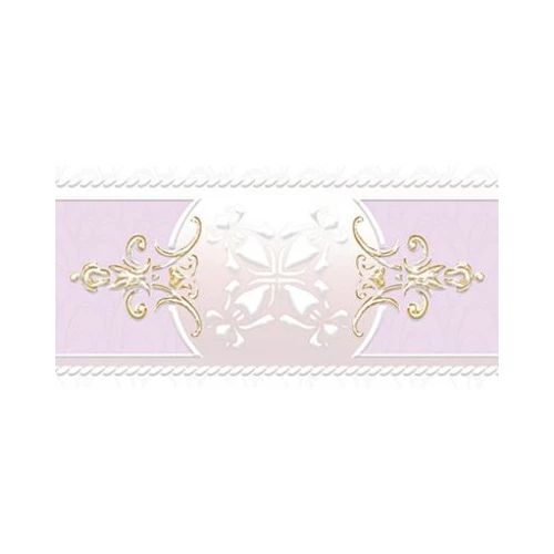 Бордюр 1721 Ceramique Imperiale Ирисы 05-01-1-92-03-57-312-0 сиреневый 10х20 см