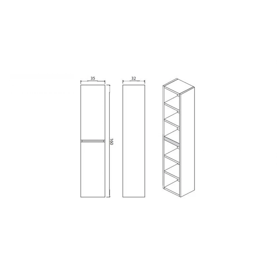 Пенал Creto Alba Vincenzo 11-1035VI