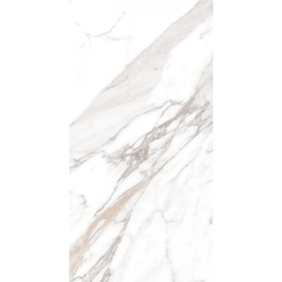 Керамогранит Gresant Calacatta Borghini Sugar полуглянцевый белый 120х60 см