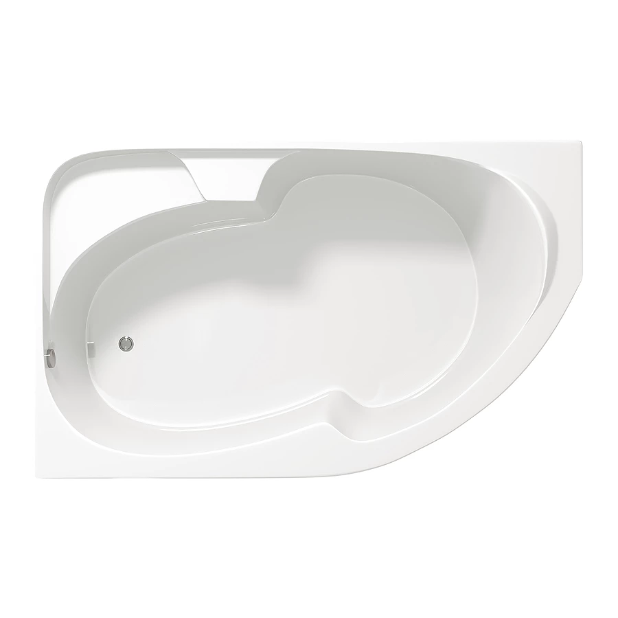 Акриловая ванна Creto Doris левая 14-170105L 170х105 см