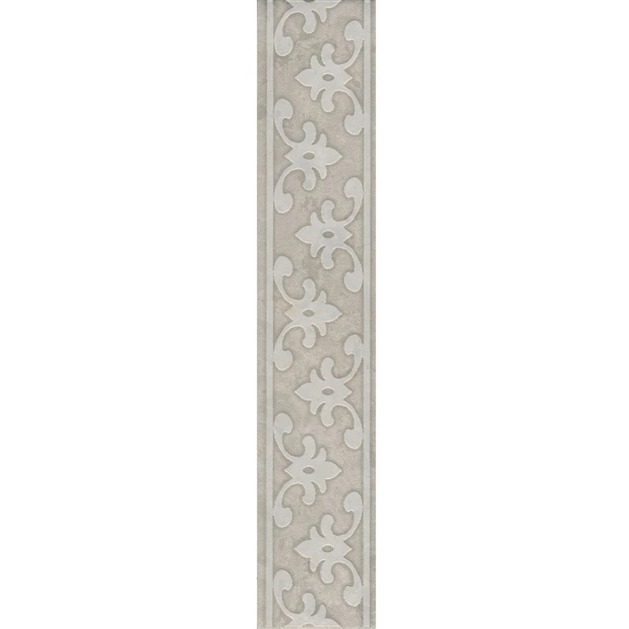 Плитка настенная Kerama Marazzi Ферони Бордюр матовый серый OS/B295/8348 30x5,7 см