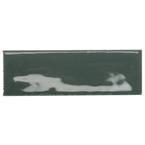 Керамогранит Monopole Artisan Green Bottle 002484 глянцевый темно-зеленый 15x5 см