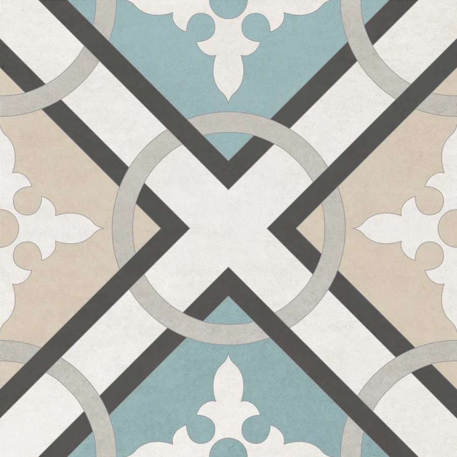 Керамогранит New Trend Design Art Mix 3 матовый многоцветный GP2020DMX11 20х20 см