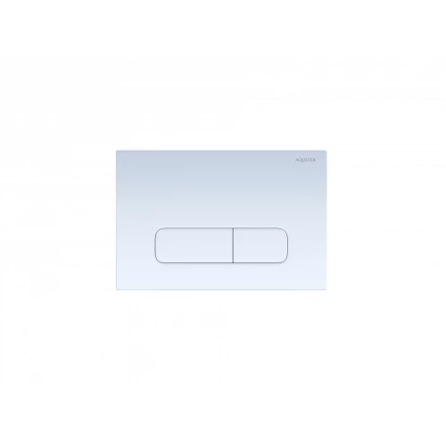 Панель смыва Aquatek 002A Белая клавиши прямоугольные KDI-0000013