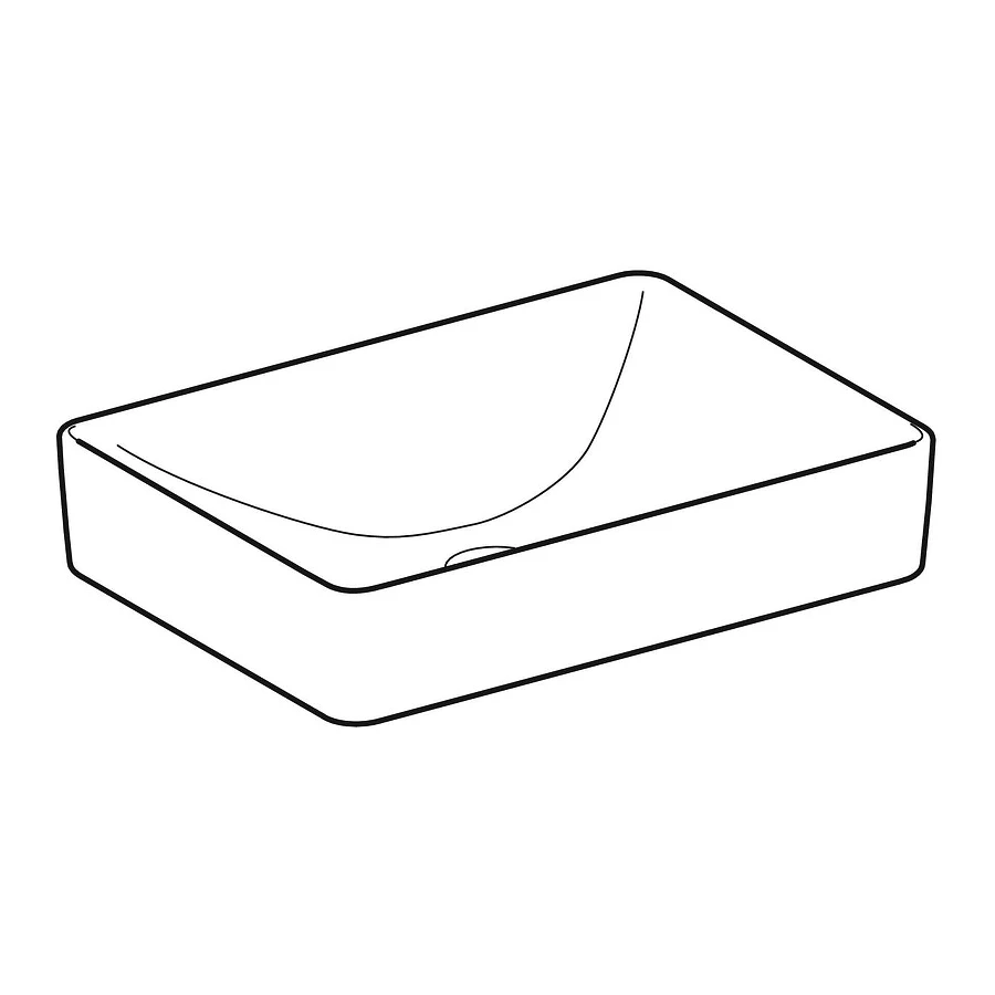 Раковина накладная Geberit VariForm 500.779.01.2 55x40 см