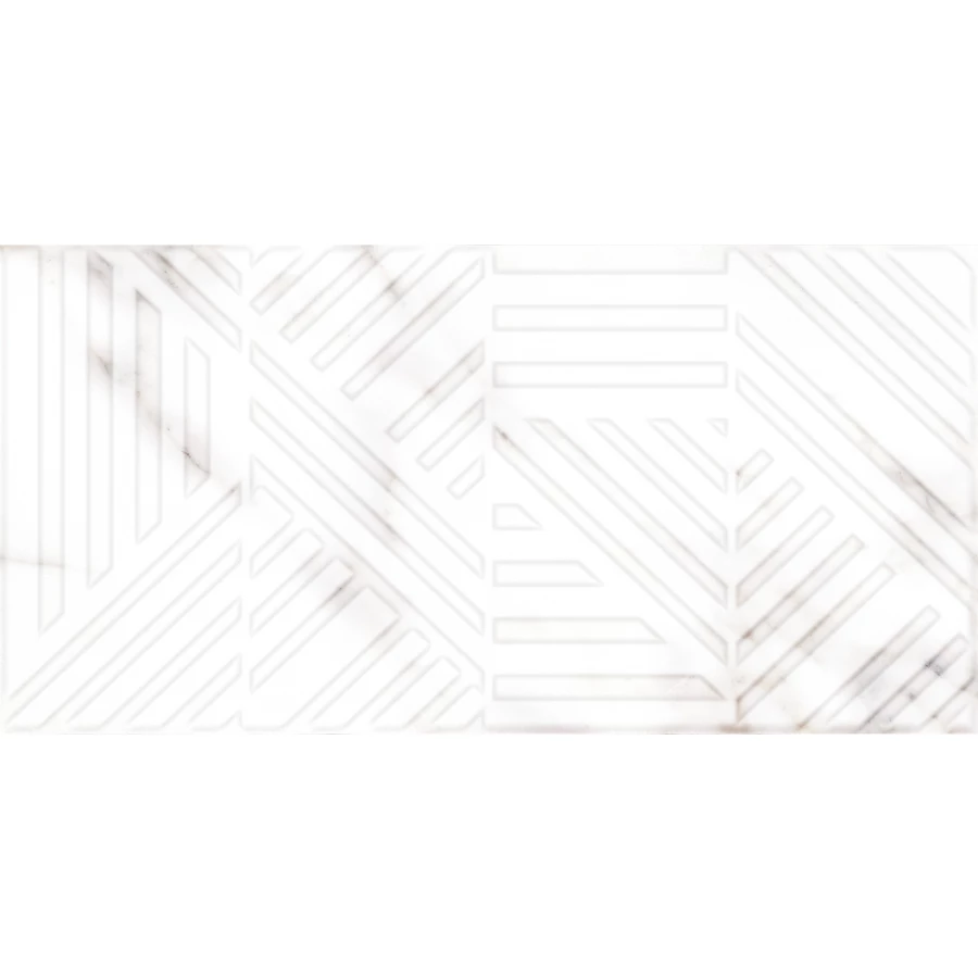 Плитка настенная Cersanit Moonlight белый рельеф A17573 59,8х29,8 см