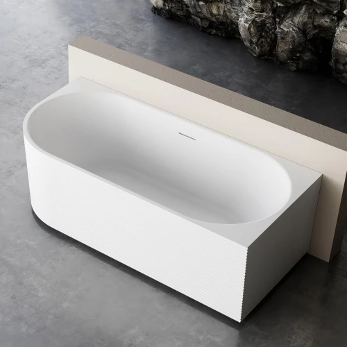 Акриловая ванна Abber белая AB9438-1.7 R 170x80 см