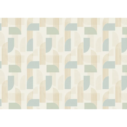 Обои винил на флизелине Grandeco Maison Зеленый Голубой Коричневый MN 3309 10,05х0,53 м