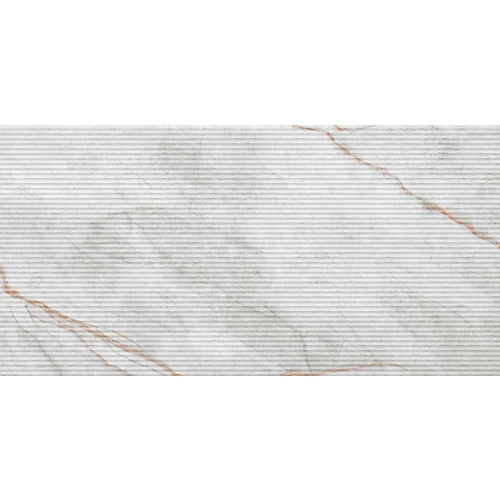 Плитка настенная Eurotile Ceramica Rosa Beige Line глянцевая серая 60х30 см