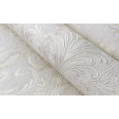 Обои флизелиновые Аспект Deluxe Франсуа белые 70458-12 1,06х10,05 м