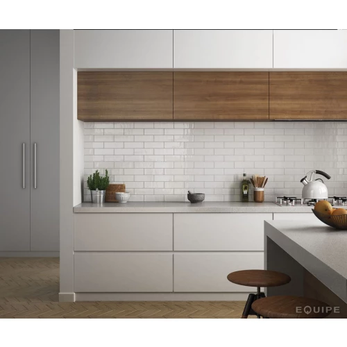 Плитка настенная Equipe Соунтри Блансо / Country Blanco глянцевая белая 13250 40х6,5 см
