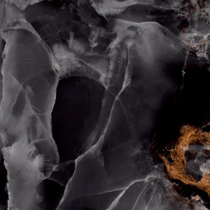 Керамогранит Laparet Andora Black полированный чёрный 60х60 см