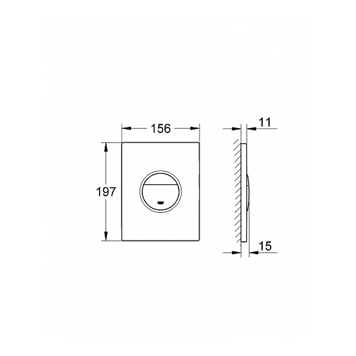 Клавиша смыва Grohe Nova Cosmopolitan 38765000