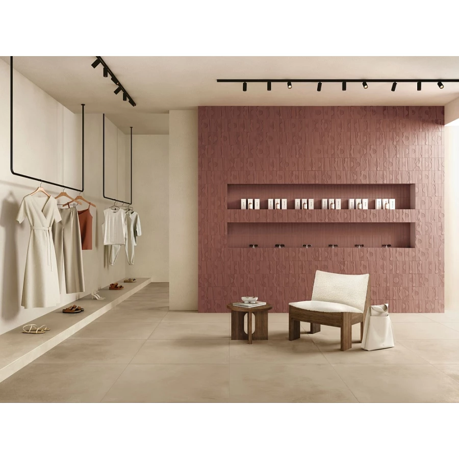 Керамогранит Settecento Koine Fondo Ossido матовый красный 118617 18,6х4,5 см