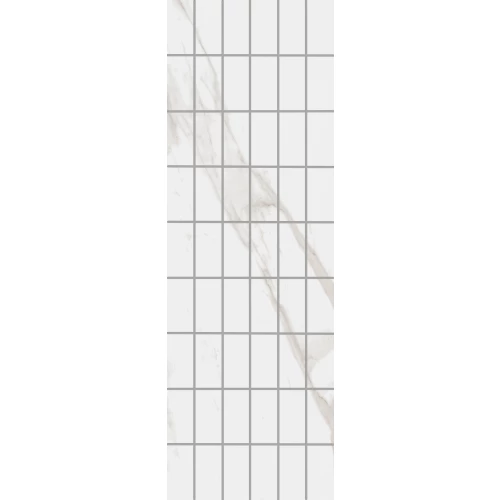 Декор чипсет Kerama Marazzi Алентежу обрезной матовый белый KMD2PTG007BR 89,5х30 см