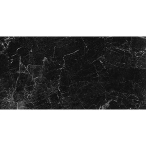 Керамогранит Neodom Marble Nero Creta Polished глянцевый черный CV20202 120x60 см