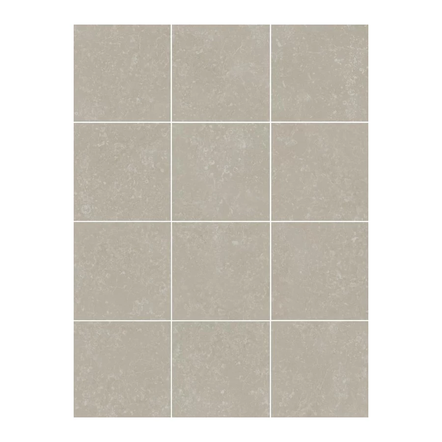Плитка настенная Kerama Marazzi Касабланка из 12 частей 9,8x9,8 матовая светло-серая KM1010G0081N 39,8х29,8 см