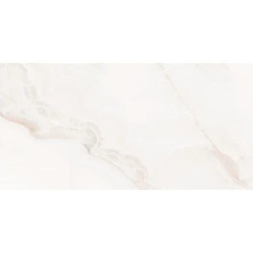 Керамогранит Ceradim Onyx Imperator White Полированный белый 120х60 см