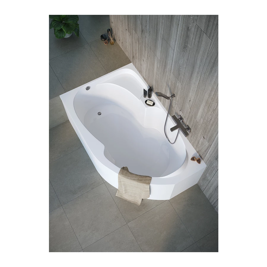 Акриловая ванна Creto Doris левая 14-170105L 170х105 см