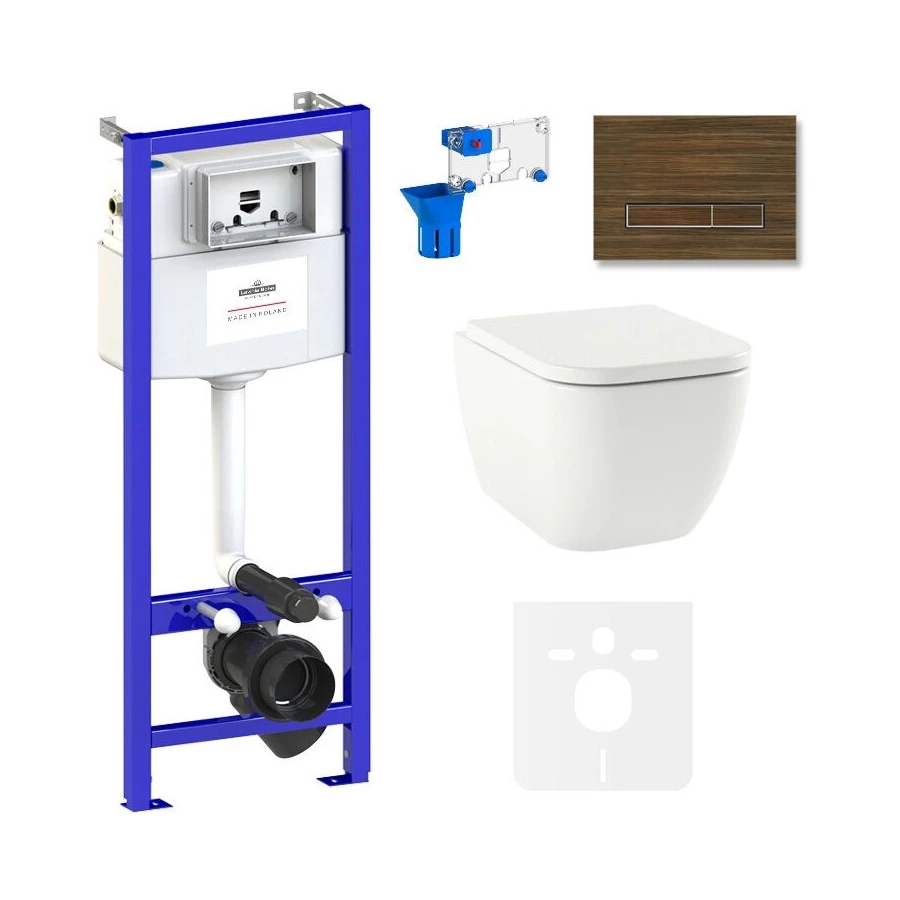 Унитаз Lavinia Boho Relfix One Compacto 75110086 (комплект 7 в 1)