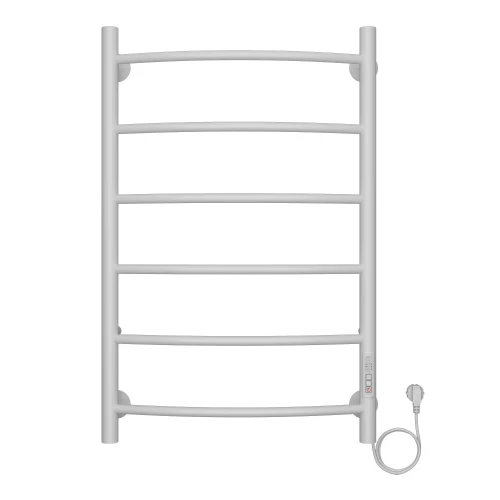 Полотенцесушитель электрический Azario Verona 6 секций тен справа белый AZ04858W 50x80 см