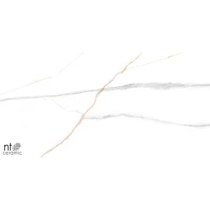 Керамогранит NT Ceramic Marmo Maritaca Statuario Ultra White Полированный NTT99513M 120х60 см